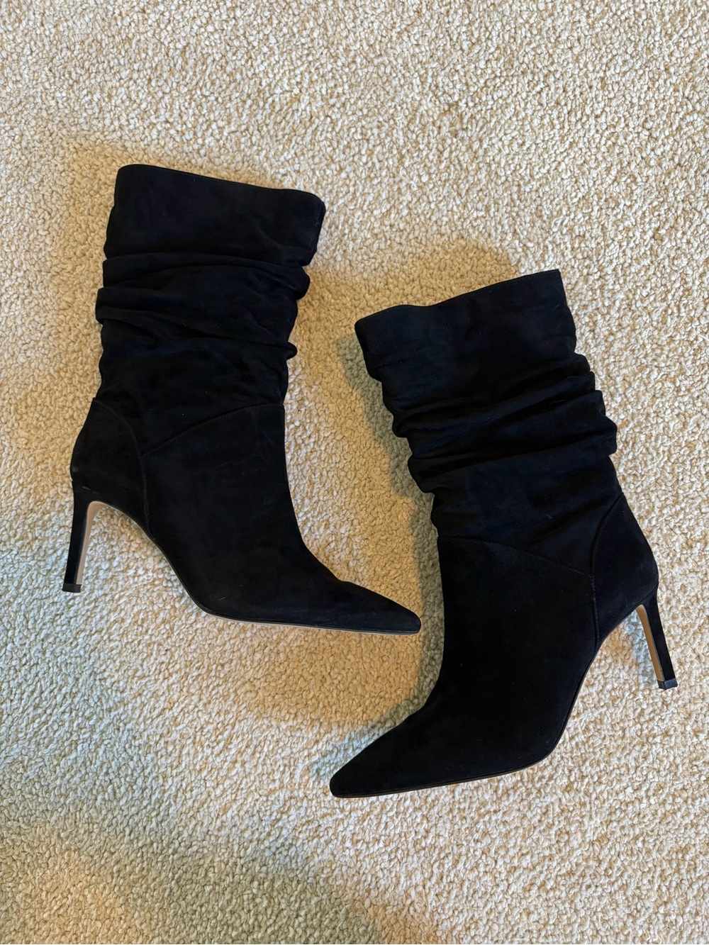Vince Camuto Qinta black suede boots